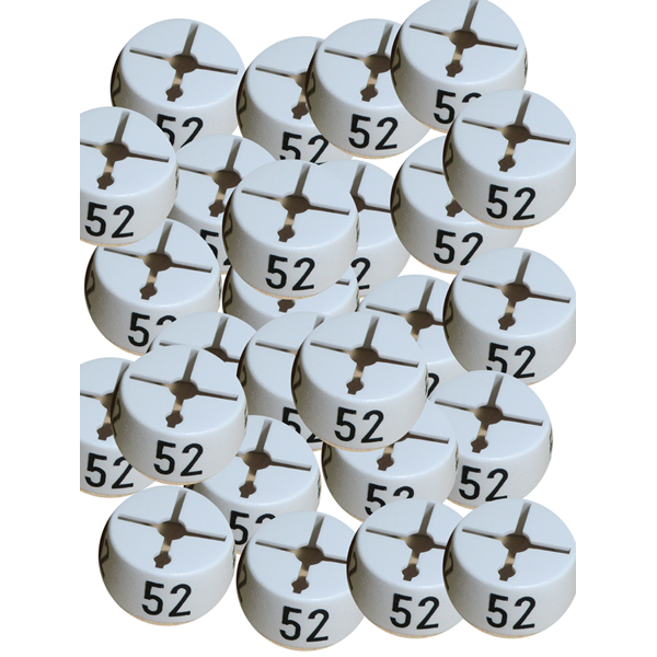 Größenfinder "Rund" weiss