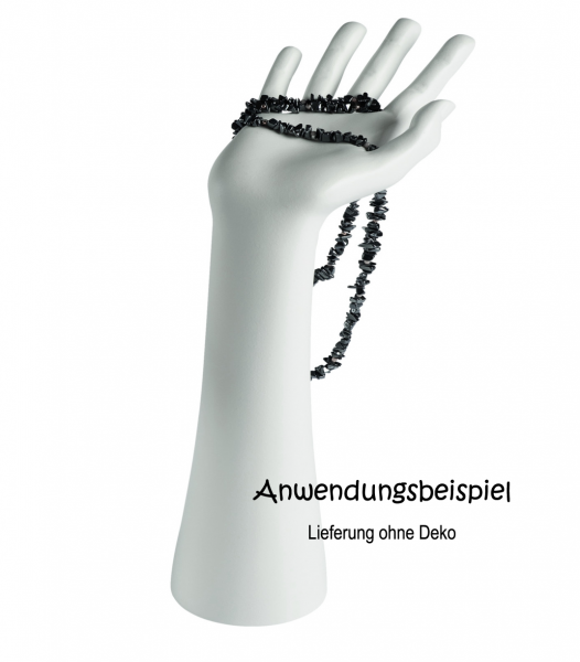 Schmuckhand weiss