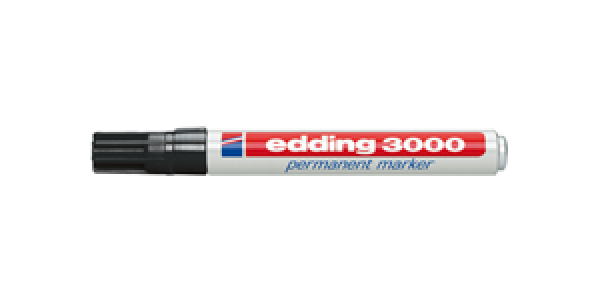 Permanentmarker edding 3000 schwarz