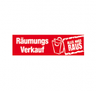 Ankleber "RÄUMUNGSVERKAUF"